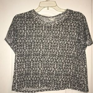 Geometric print crop top!